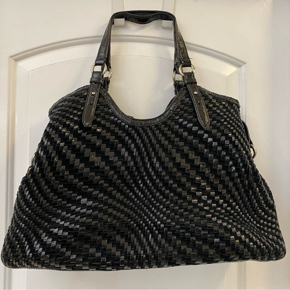 Cole Haan Woven Genevieve Shoulder Bag in EUC - Picture 1 of 11